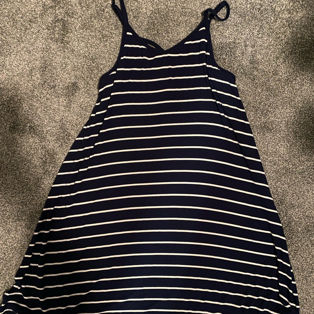 Mossimo Target Navy Striped Dress